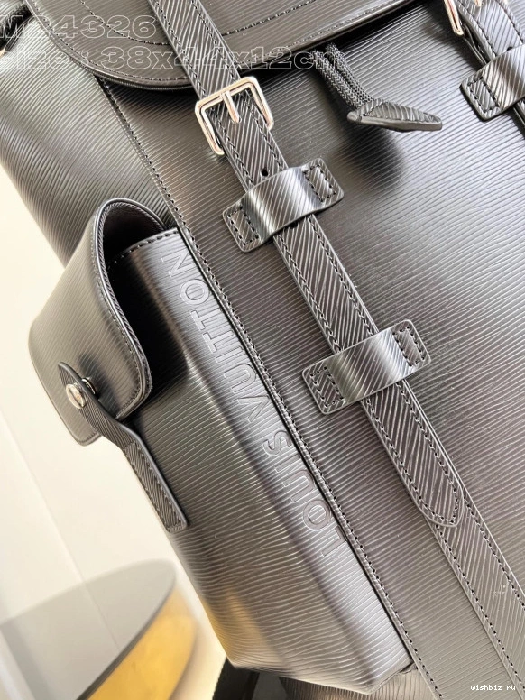 WIS Vuitton Backpack Christopher MM-38*44*12.5CM Louis 0212